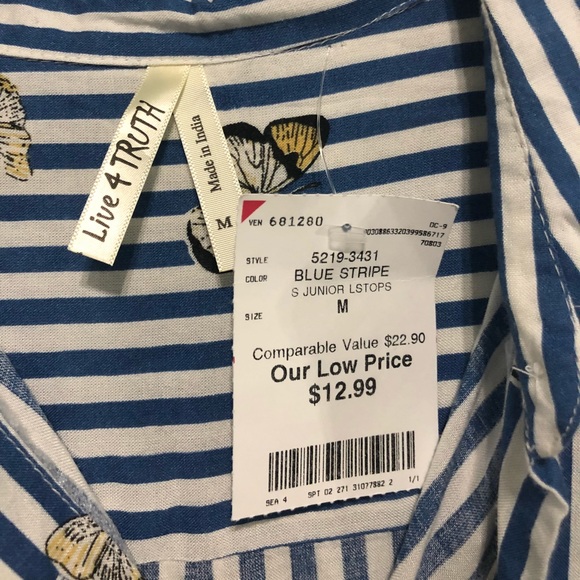 Butterfly button down - Picture 3 of 3